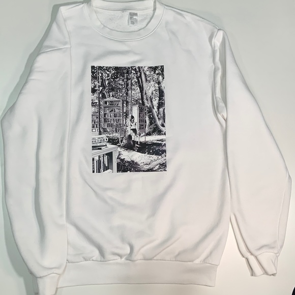 Women/Men's Bakemonogatari Tsubasa Hanekawa Custom Sweatshirt in White Size Med - Picture 1 of 4